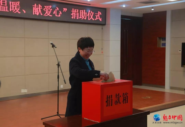 驻马店市纪委监委机关组织开展2020年“送温暖、献爱心”捐助活动